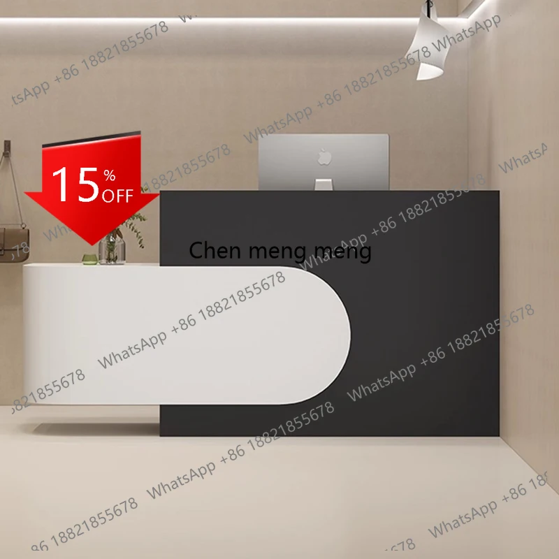 

A139 Welcome Salon Reception Desks Unique Shop Modern Company Hotel Reception Desks Simple Bar Mostrador De Tienda Trendy Furnit