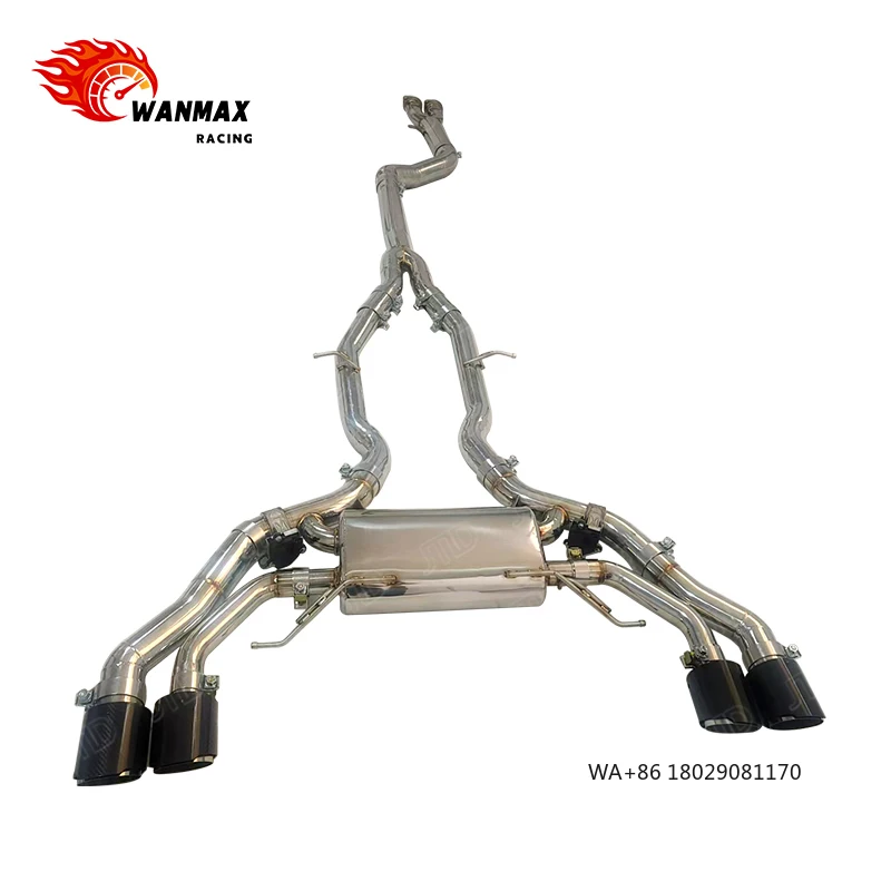 Racing Professional Single Midpipe for  X3M Competition Exhaust System Valvetronic Catback Valved Stainless Steel Muffler