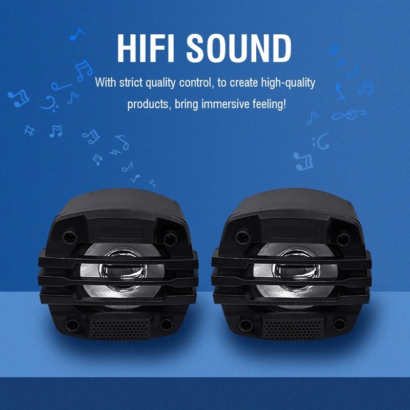 E-bike Motorcycle Handlebar USB Charging Audio BT Audio With Switch With Bluetooth Speaker