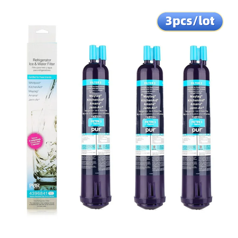 3PCS Replace Filter3 Refrigerator Water Filter Compatible with EDR3RXD1 4396841 4396710 P2RFWG2 9083 9030 46-9083