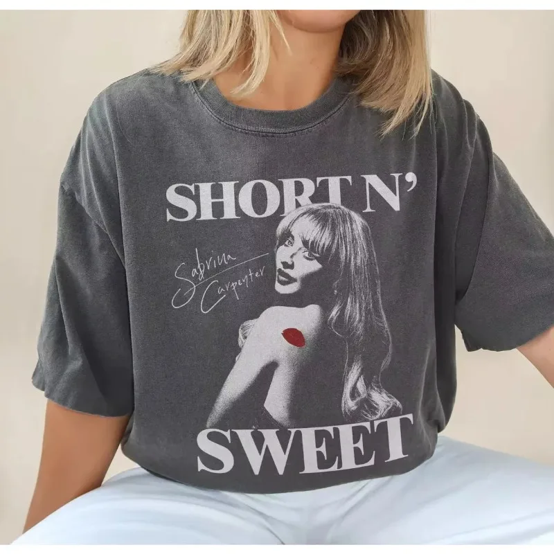 Vintage Sabrina Carpenter Shirt Sabrina Espresso Shirt Tour 2025 Tee Full Size Graphic Short Sleeve Shirt Unisex
