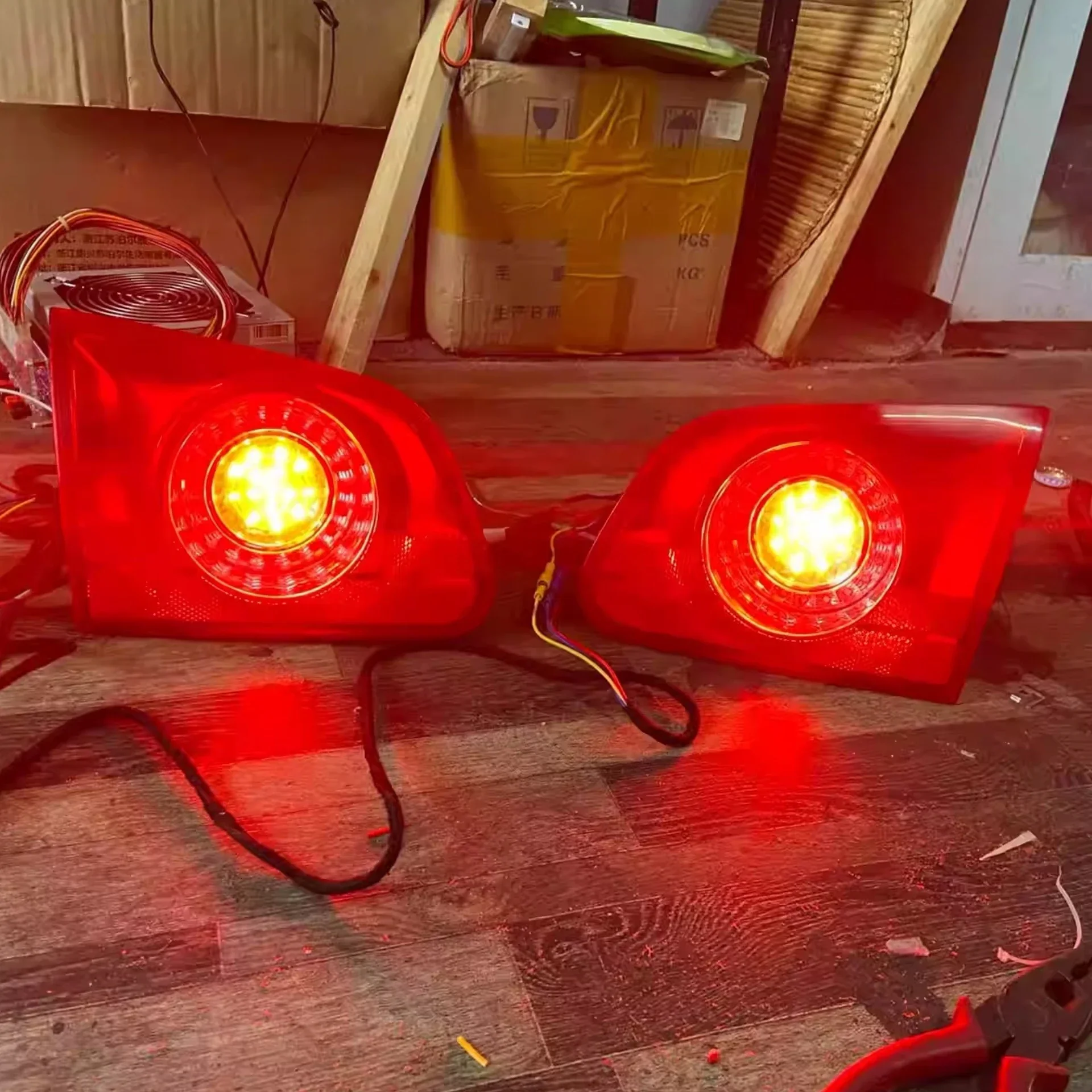 Interior Taillight for Volkswagen vw Passat B6 R36 Convert New Style Turn Signal Backup Lamp Car Accessories