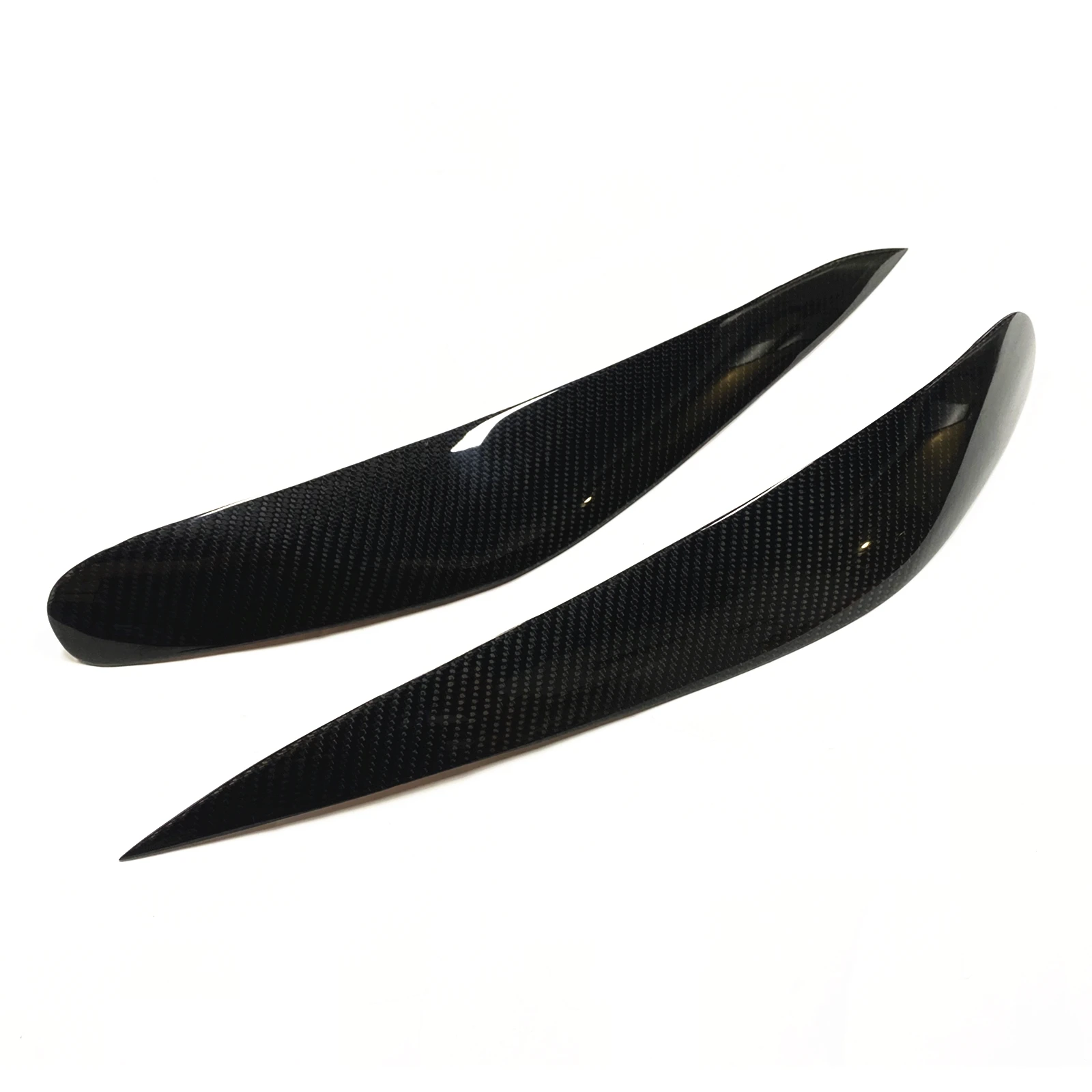 ​1 Pair Head Lamp Eyebrow Headlight Eyelid Trim For BMW 7 Series F01 F02 F03 F04 2008-2015