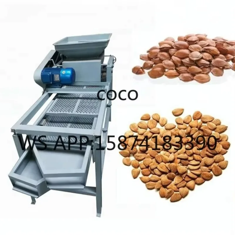 Electric Almond Cracking Shelling Machine, Industrial Almond Shelling Breaking Equipment for Factory