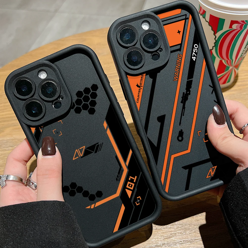 Trendiges C-CSGO Handyhülle für Oppo Realme 15 14 13 12 11 Pro GT6 C75 C65 C63 C55 C53 C35 C33 C30 C21 C20 Weiche Schutzhülle