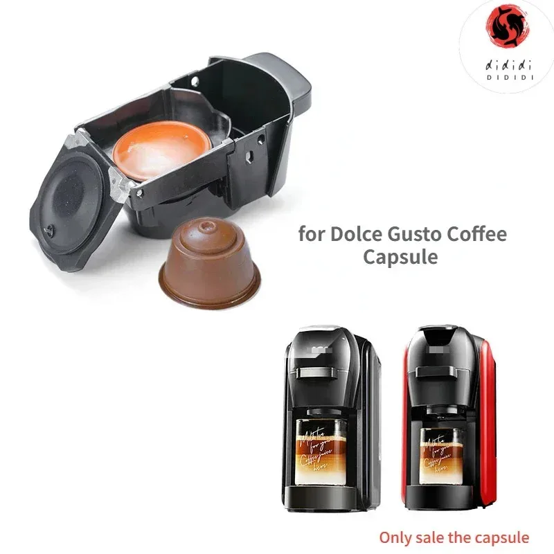 XMSJ Reusable Adapter for Dolce Gusto Capsule Convert Compatible with ACA ADM-KF01 coffee machine DD