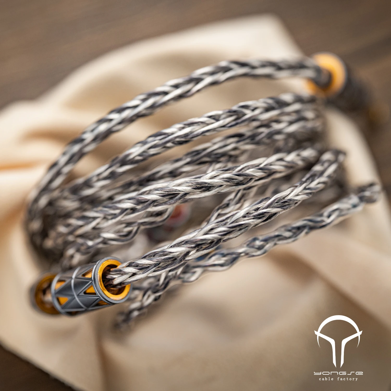 Yongse Bijoux Flagship 26AWG 7N auricolari OCC Litz placcati in argento cavo di aggiornamento per warm Winter NEKO KATO P8 SA6 Blessing3