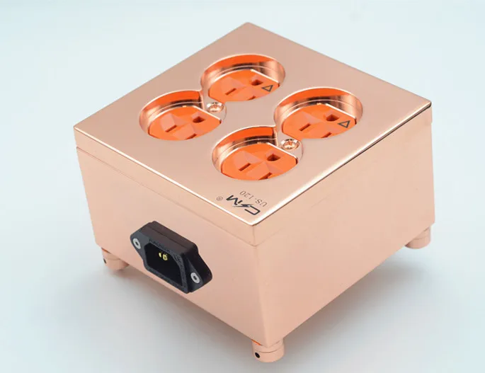 CMaudio HI-END enthusiast audio dedicated line copper low box 4 copper power strip 117*117MM