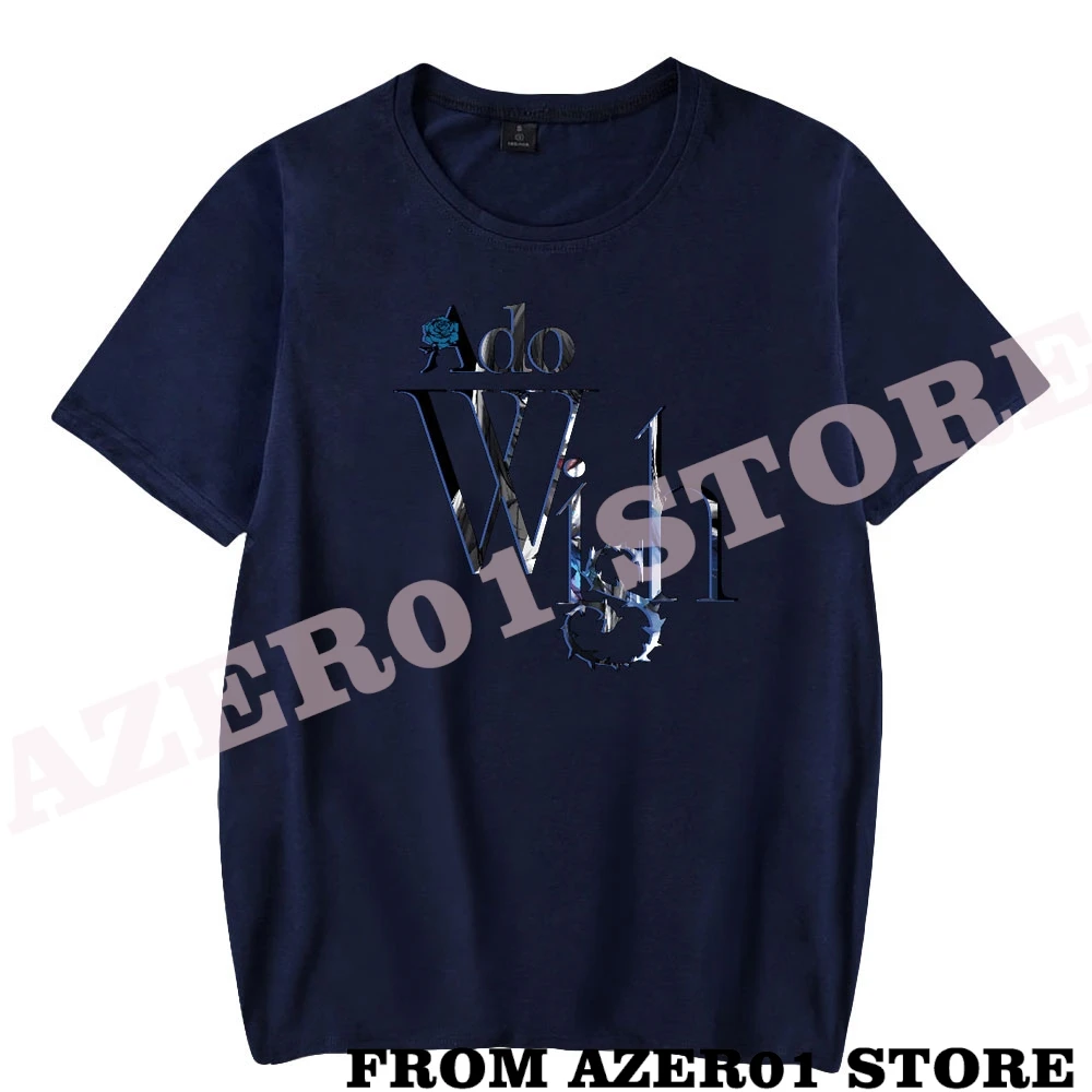 Ado Merch Wish Tour Logo t-Shirt stampa estate uomo/donna Streetwear Tshirt Shirt manica corta Tee