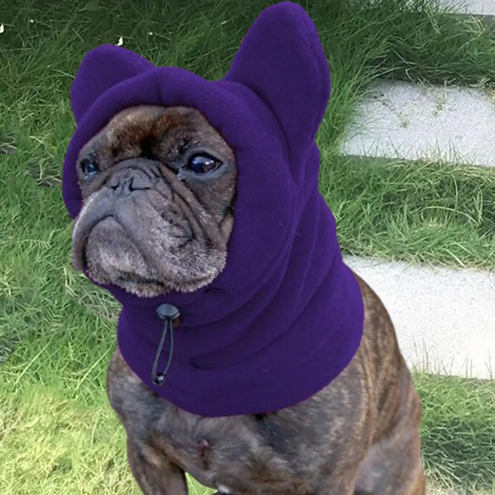 Winter Pet Hat Soft Fleece Adjustable Thickened Outdoor Dog Hood Warm Hat for Cat Small Animal Puppy Medium to Large Dog Pets