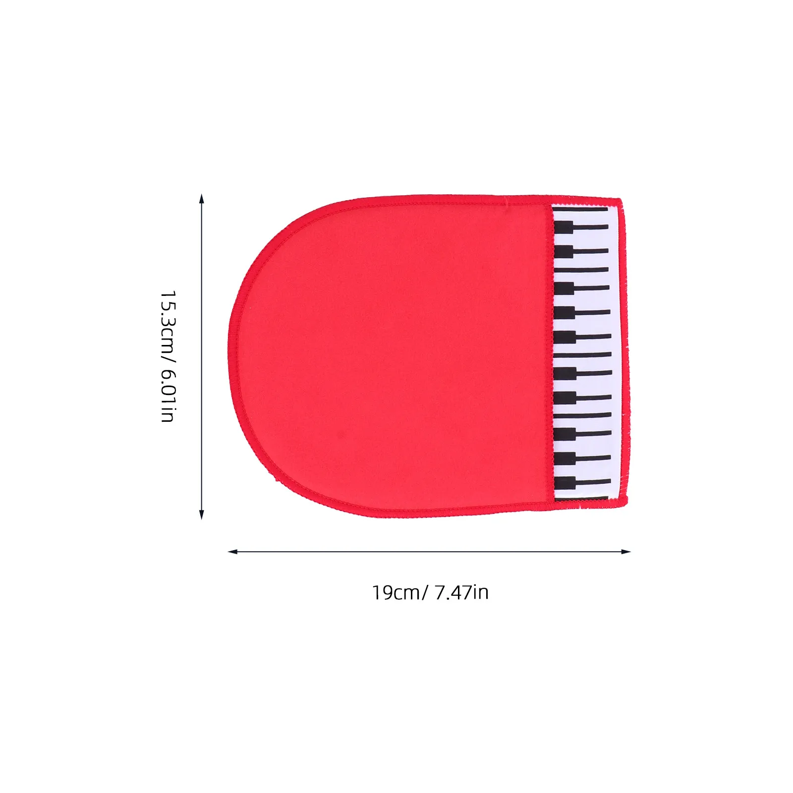 Microfiber Cleaning Cloth Glove Piano Shape Design Lint Free Lightweight Soft Touch Perfect for Piano Violin Guitar and All