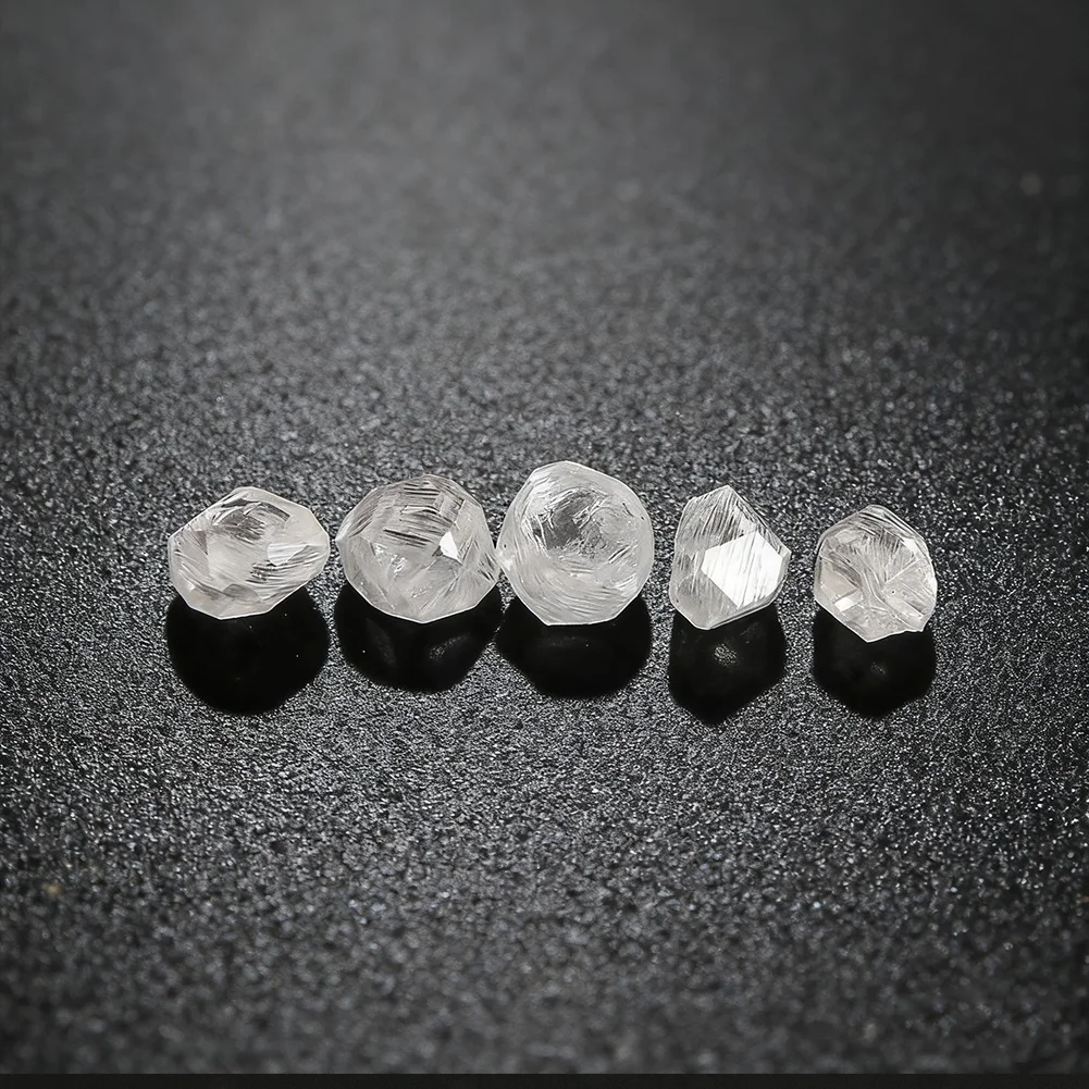 1PC 2mm 1A Lab Grown Synthetic Simulated Diamond White Cubic Zirconia Loose Stone Collectible Specimen DIY Jewelry Making Craft