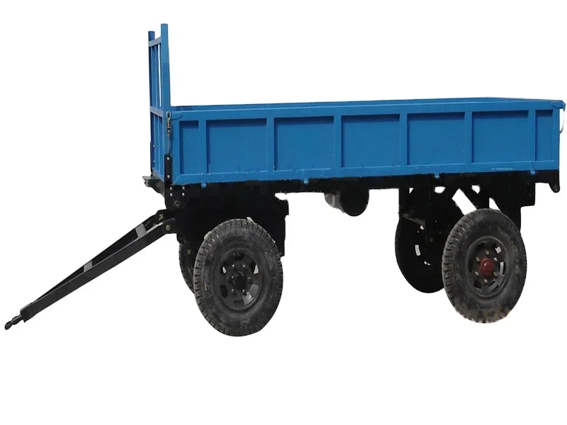 Hydraulic Dump Tractor Trailer (3.5T Load) - Soil/Gravel Transport, Agricultural Machinery