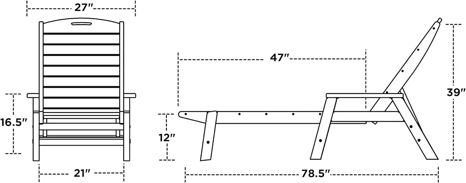 Outdoor leisure lounge chair, beach chair, reclining bed, swimming pool, lunch break, balcony, courtyard folding chair, outdoor