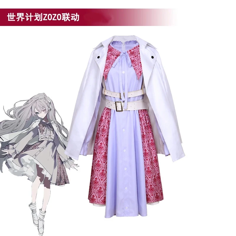

OP Project Sekai Colorful Stage Mikuu Zozo Dress With Accessories Anime Halloween Costume for Woman Disguise Sta 96,;[69