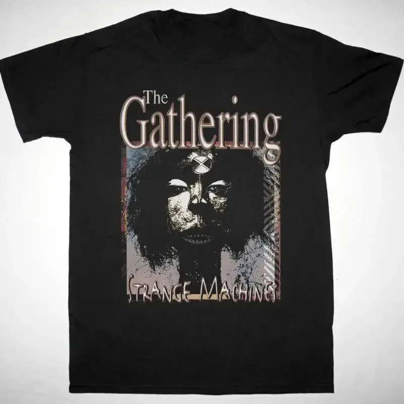 Vtg THE GATHERING STRANGE MACHINES Cotton Black All Size T Shirt MM1324