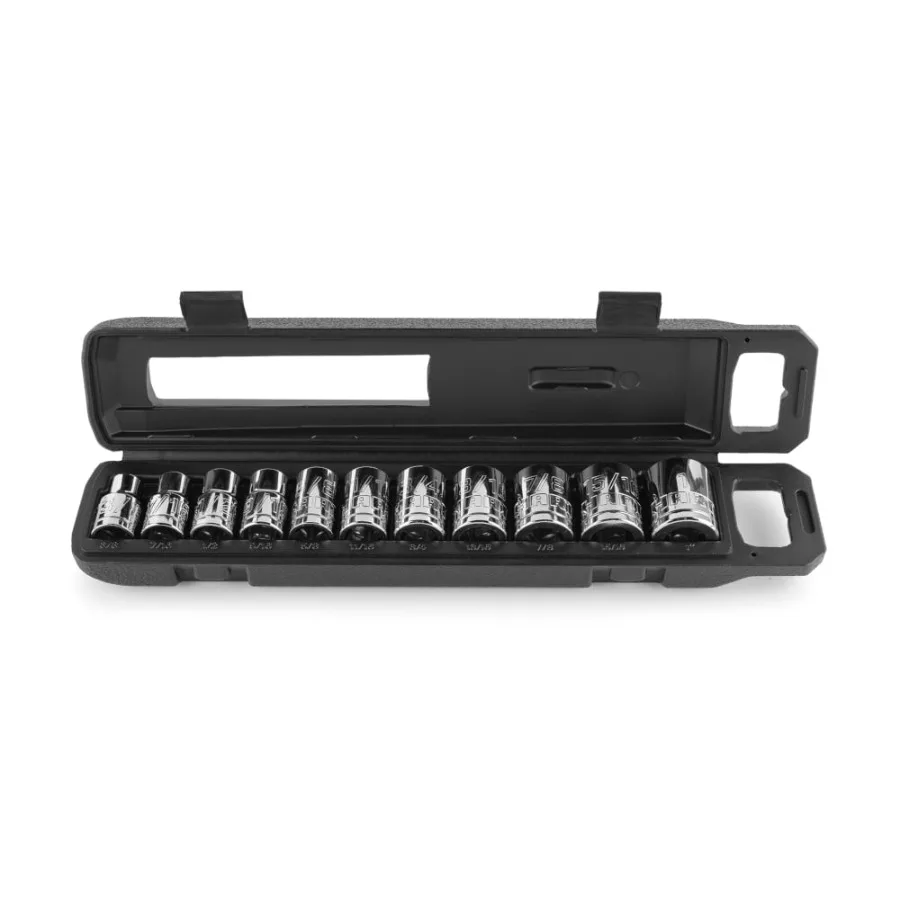 

11-Piece 1/2-inch Standard Socket Set Standard SAE Sockets
