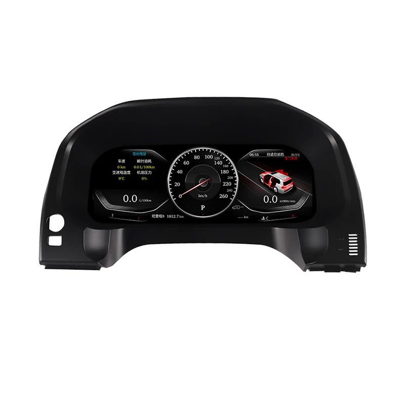 JT WEIJUNPRO LCD Digital Dashboard Screen Cluster Instrument Panel For Toyota For Prado Includes Stereo CD Player USB Connection