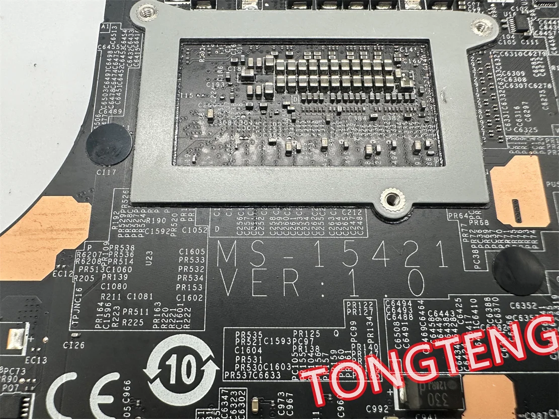 for MSI GE66 RAIDER 10UG MS-1542 MS-15421 LAPTOP MOTHERBOARD WITH I7-10870H AND RTX3070M   TEST OK