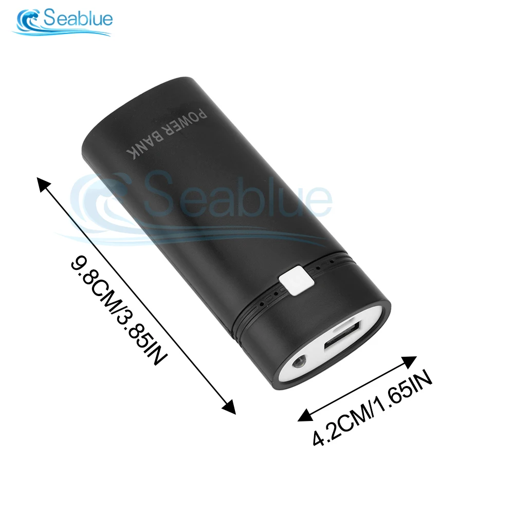 5V 2A 6000mAh 2X 18650 rodzaj USB-C moc powerbank pudełko DIY dla elektryczna do ładowania telefonu bez baterii