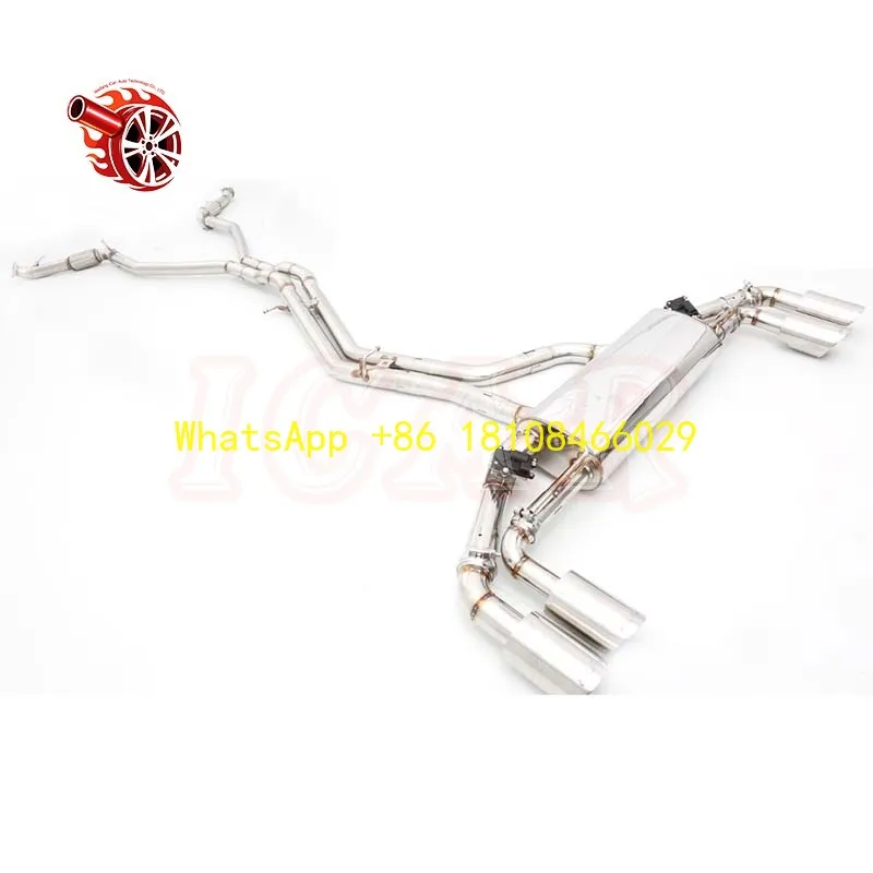 

Performance Exhaust Catback in Stainless Steel with Muffler Valves Auto Parts Exhaust Pipes System