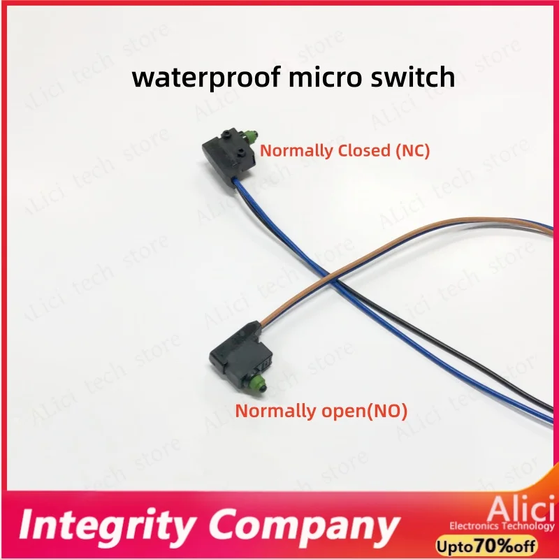 For Marquardt 1055/58 Self Recovery Position Normally Open Normally Closed Waterproof Microswitch 2-Wire in Car Ignition Switch