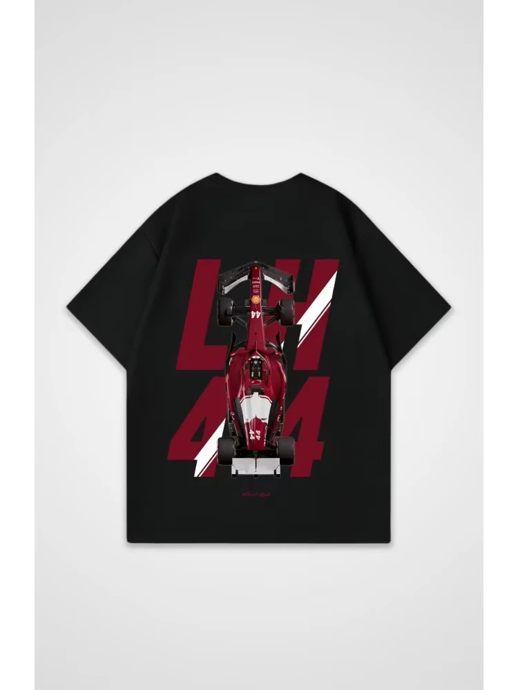 2026 Summer Sportswear Fashion Top-Tier Lewis Hamilton F1 Casual T-Shirt Casual Loose Streetwear - view 3