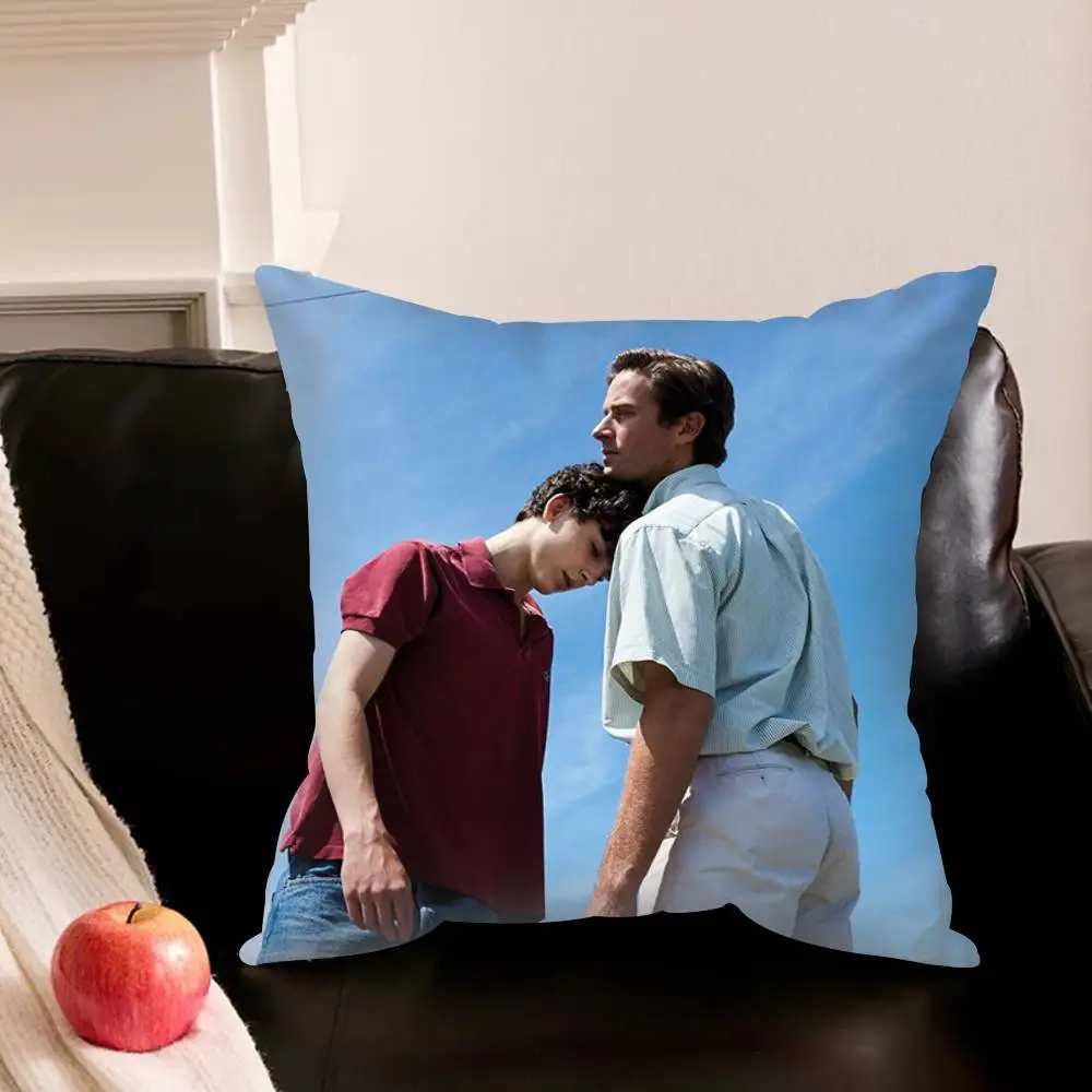 C-Call me by your name  Pillowcase for Sofa Room Office Decor Printing Protector Cushion Cover Valentine gift Custom