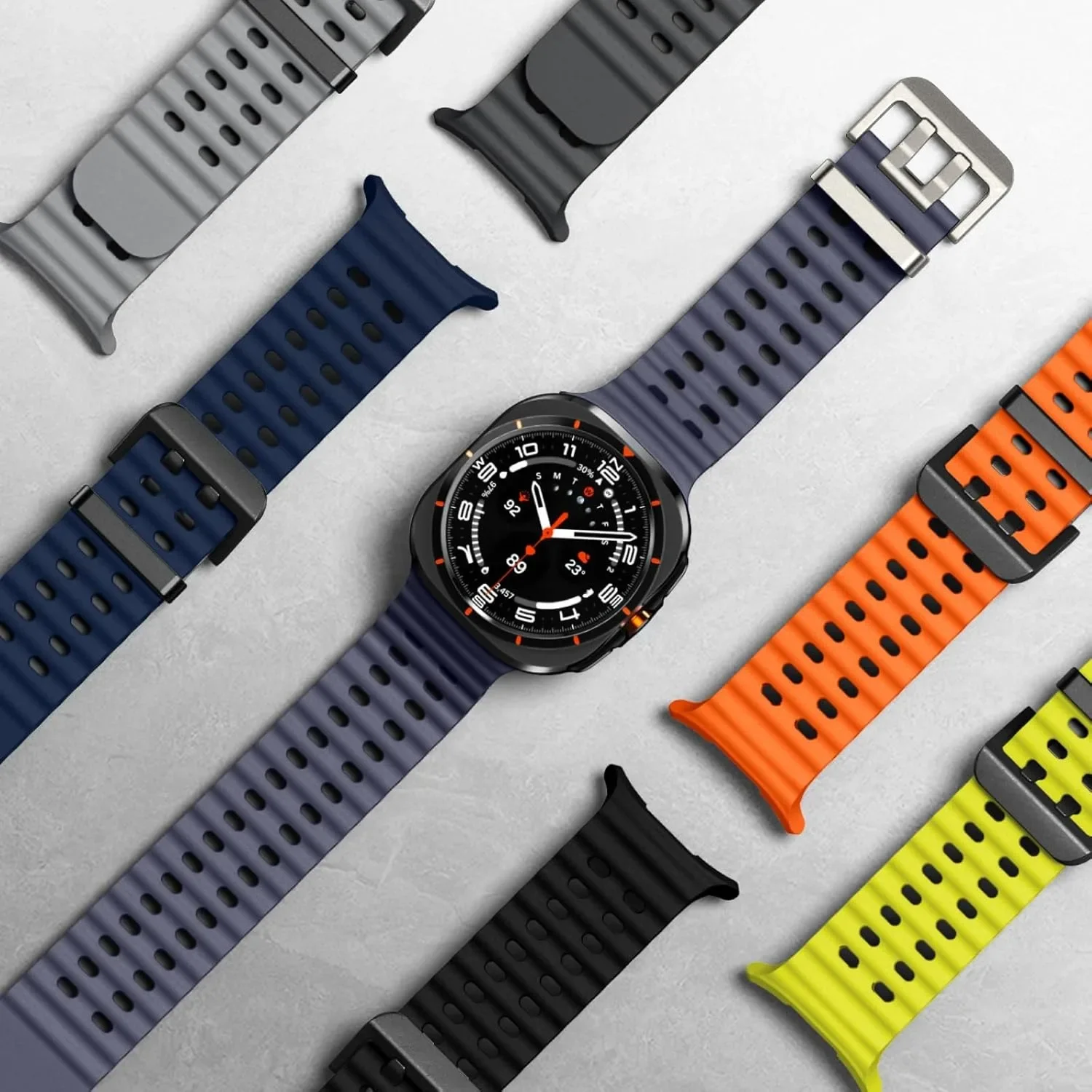 �y�Z�[�����zSamsung Galaxy Watch Ultra 2025 47mm�p �}�����X�g���b�v �V���R���� �M���b�v�Ȃ� �X�|�[�c�u���X���b�g �R���A Galaxy Watch Ultra �o���h �E�H�b�`�o���h