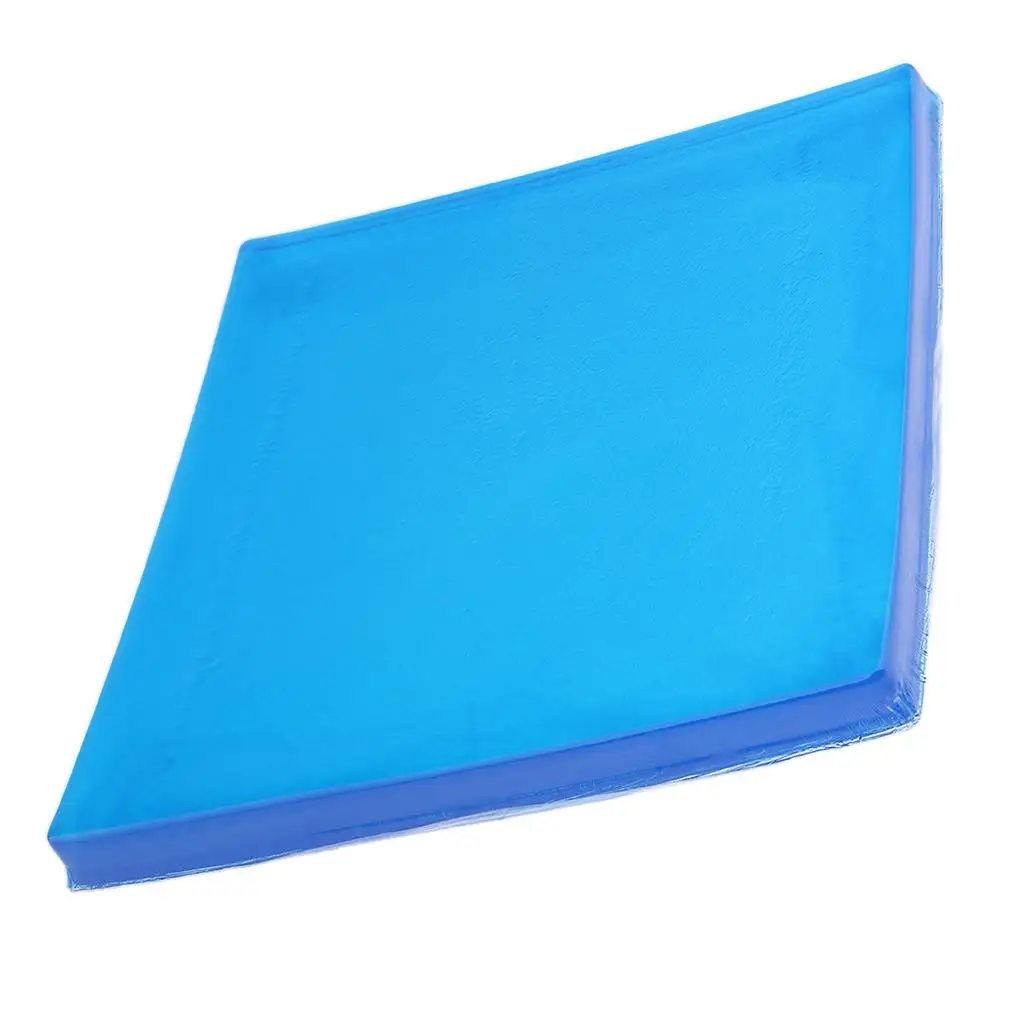 Motorcycle Motorbike Seat Gel Pad Cushion Comfortable Shock Absorption DIY Saddle Mat , Blue (25 x 25 x2 cm) image 3