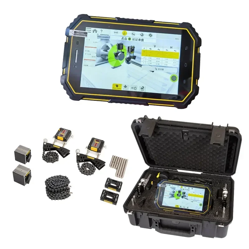 Rotating Mechanical Shaft Alignment Tool XT360 Motor Pump Coupling Installation Laser Alignment Tool