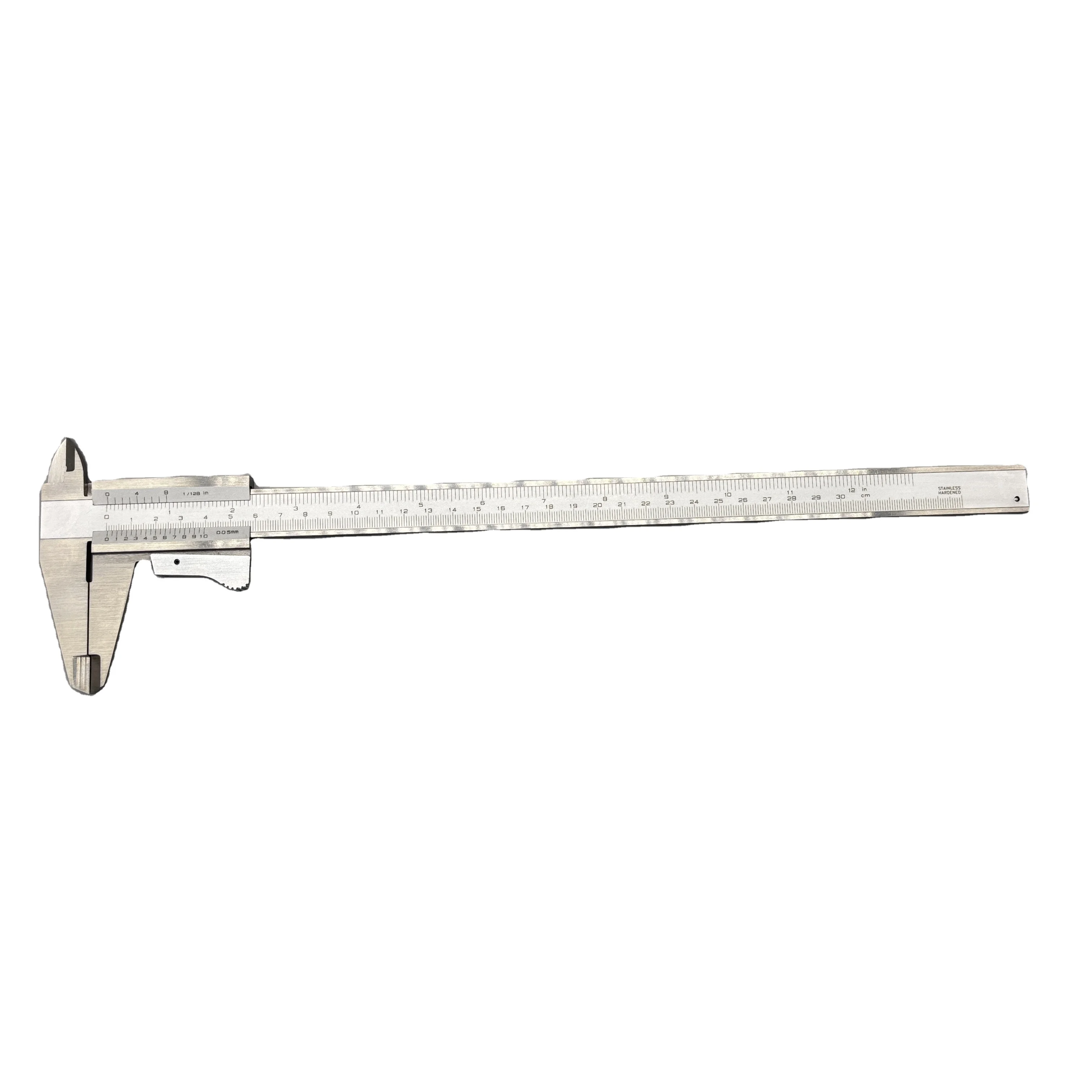 

Высокоточные аналоговые штангенциркули 300 мм/12 дюймов, имперская система, из нержавеющей стали, с фиксатором, моноблок, неподвижный нуль