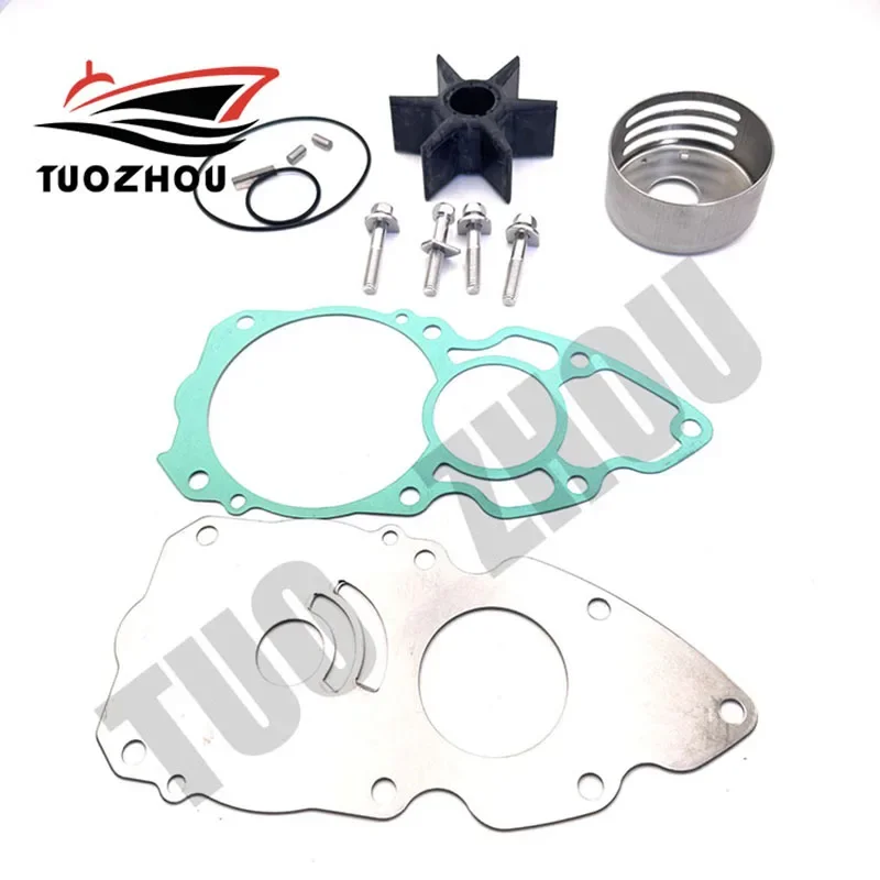 6AW-W0078 Water Pump Impeller Kit For Yamaha Outboard Motor 4 Stroke F300 300HP 6AW-W0078-00 6AW-W0078 6AWW0078 Boat Engine