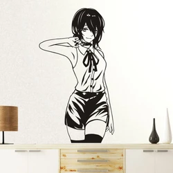 Makima Reze Wall Decal Anime Cartoon Chainsaw Man Car Sticker Vinyl