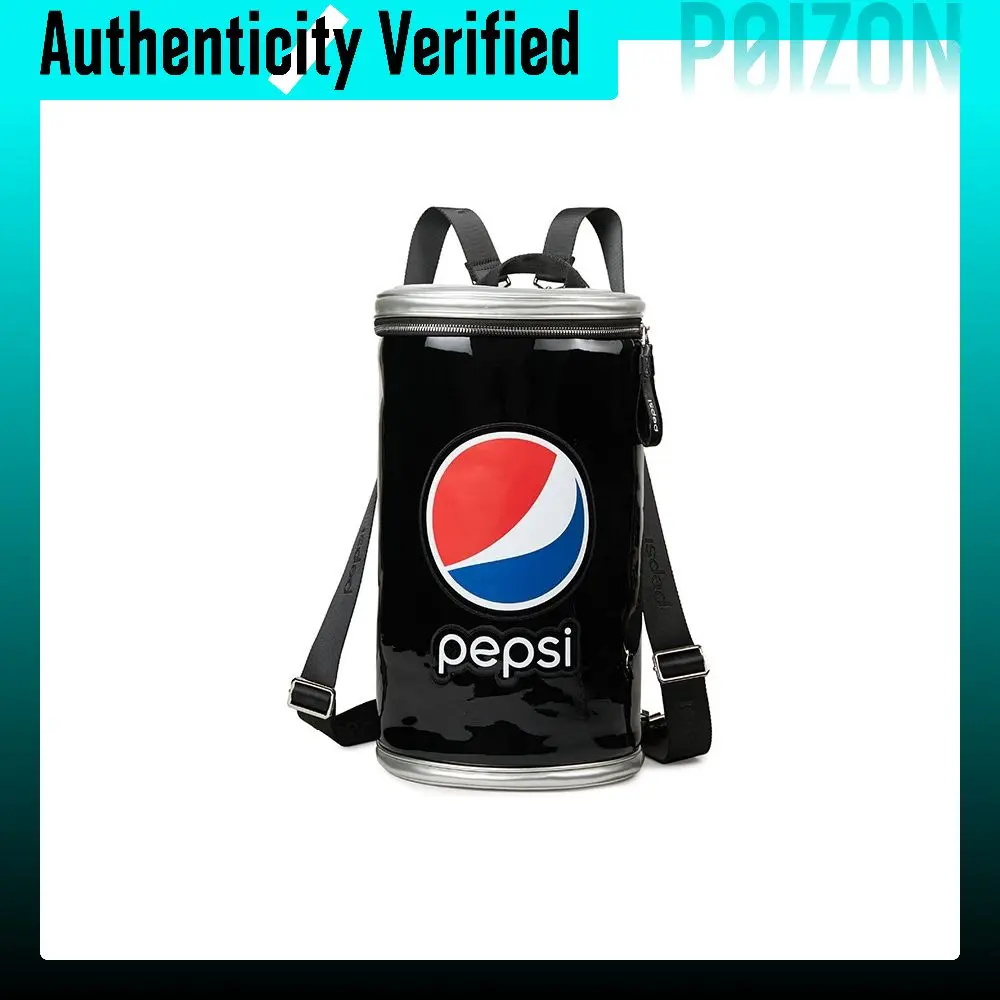 Pepsi Pu Bucket Bag Backpack Unisex Blue/Black BB04A203034B1WL