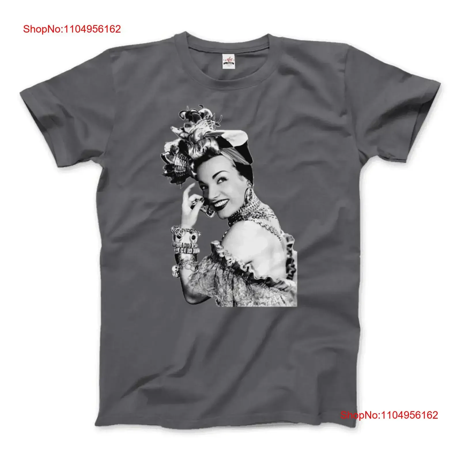 Carmen miranda arte t camisa vintage lavado macio topo para uso diário versátil unisex homme elegante moda casual ligeiramente