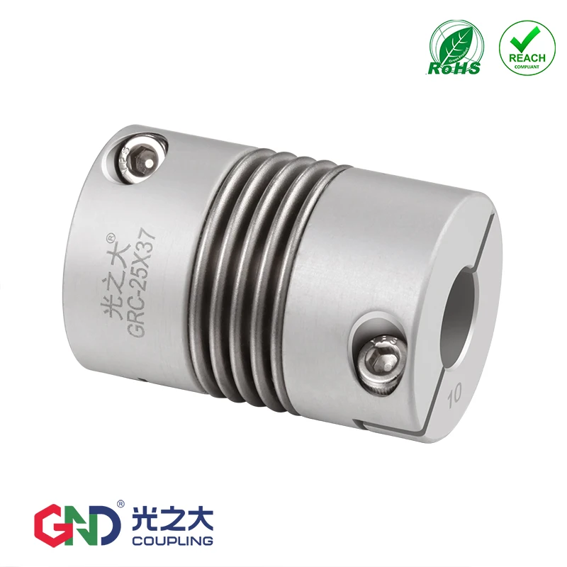 Bellows Coupling Clamp Series D20 L32 Shaft 5mm Zero Backlash Bservo Motor Spring Quick-bellow Aluminum Alloy Couples