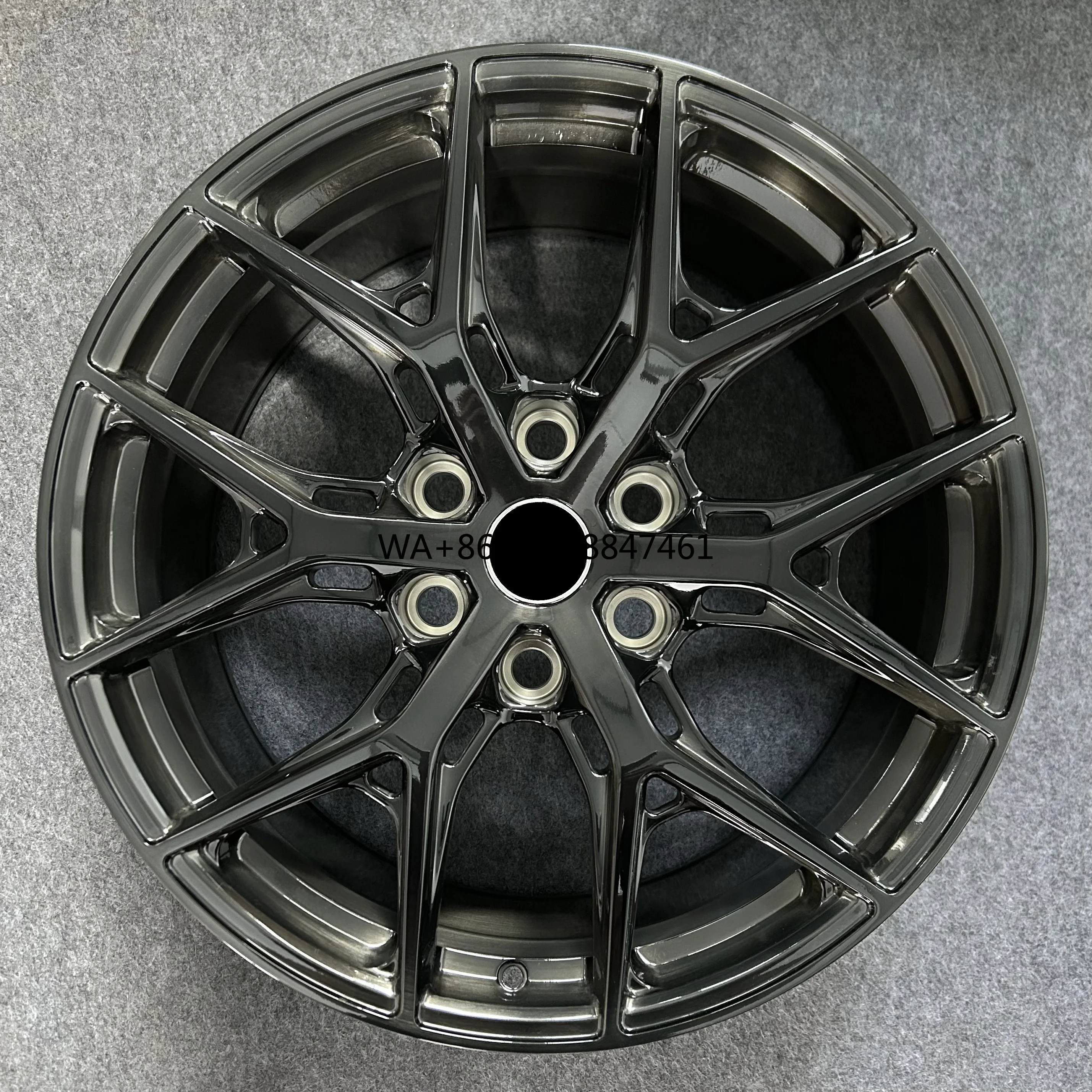 

Кованые колеса на заказ, 15-24 дюйма, коммерческие колеса из вогнутого алюминиевого сплава 5x114,3 5x120, черные автомобильные диски для легковых автомобилей