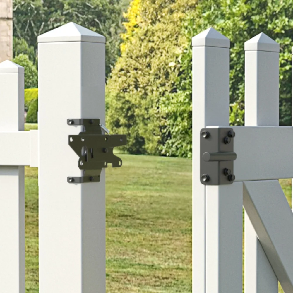 Stainless Steel Hinge for PVC Garden Fence Hardware Compatible with Carbon Steel Doors and Outdoor Applications