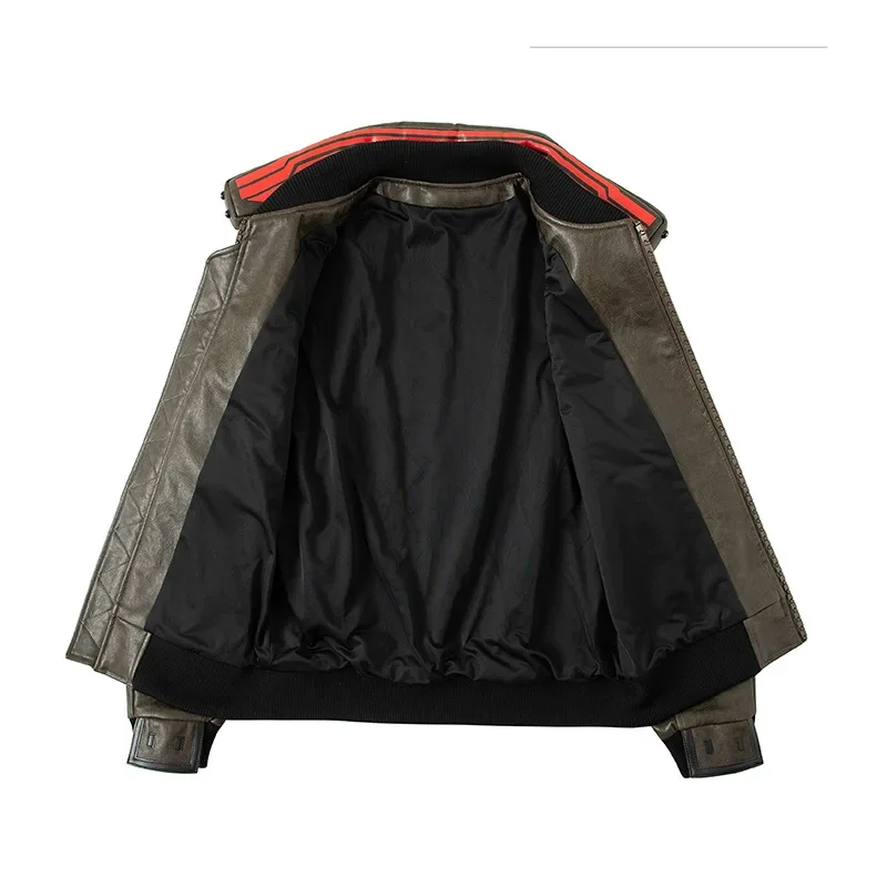 Game Punk Style 2077 Samurai Main Character V Cosplay Costumes For Man Faux Leather Jacket