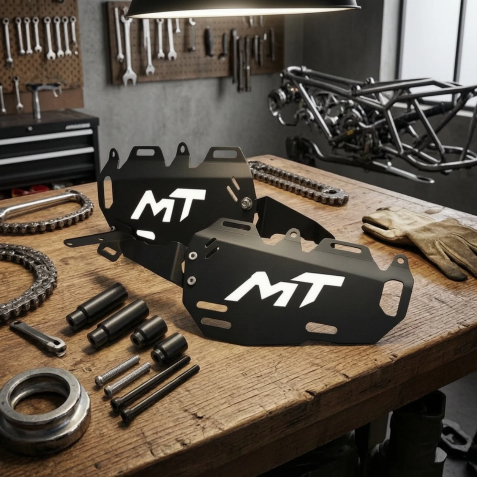 Side Luggage Rack Heavy-Duty Side Pannier Rack Saddlebag Support Bracket Structural Integrity Pannier Support Rigid