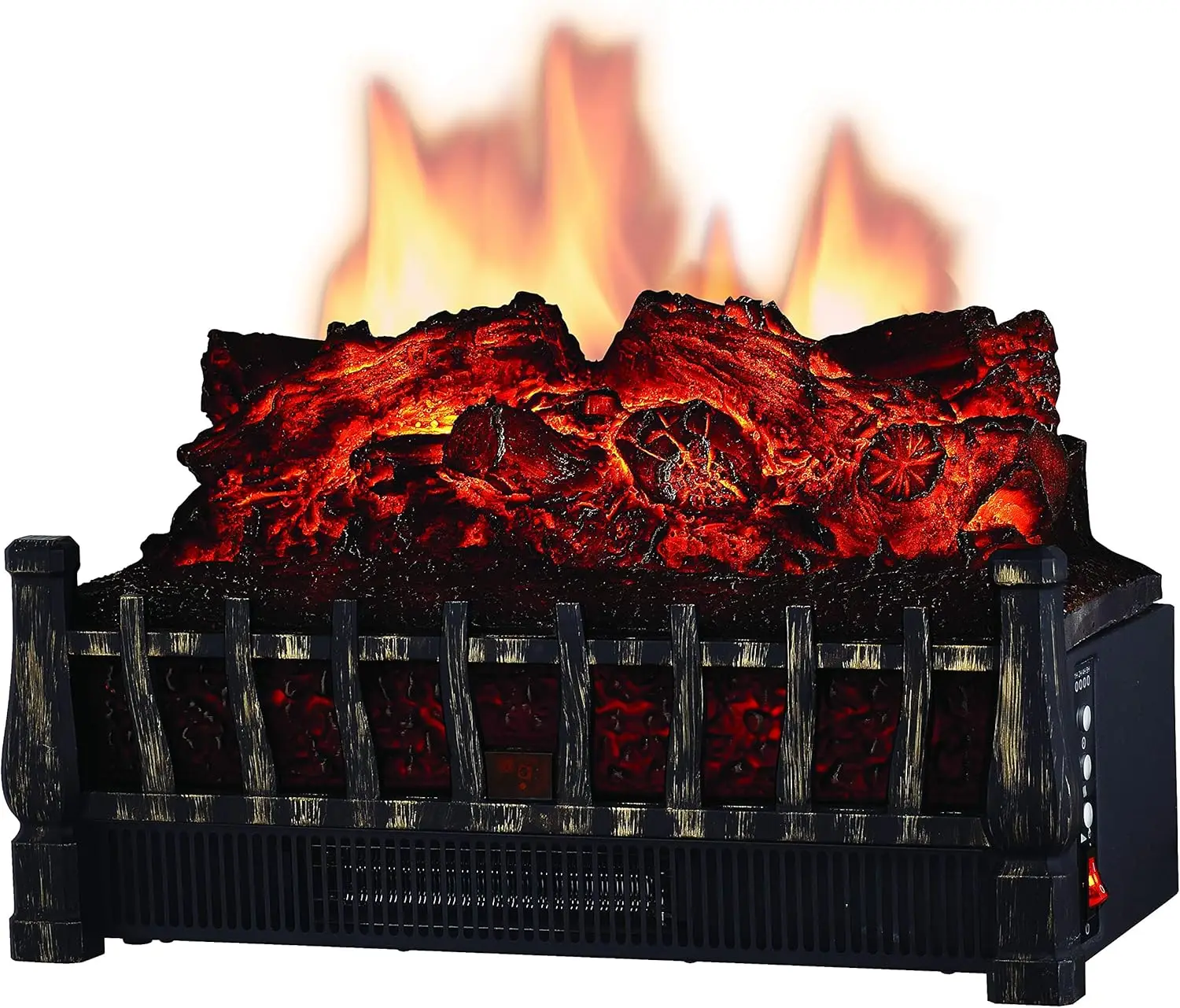 

ELCG251 Электрический нагреватель для бревен со пламенной проекцией, 5,120 БТЕ, черный