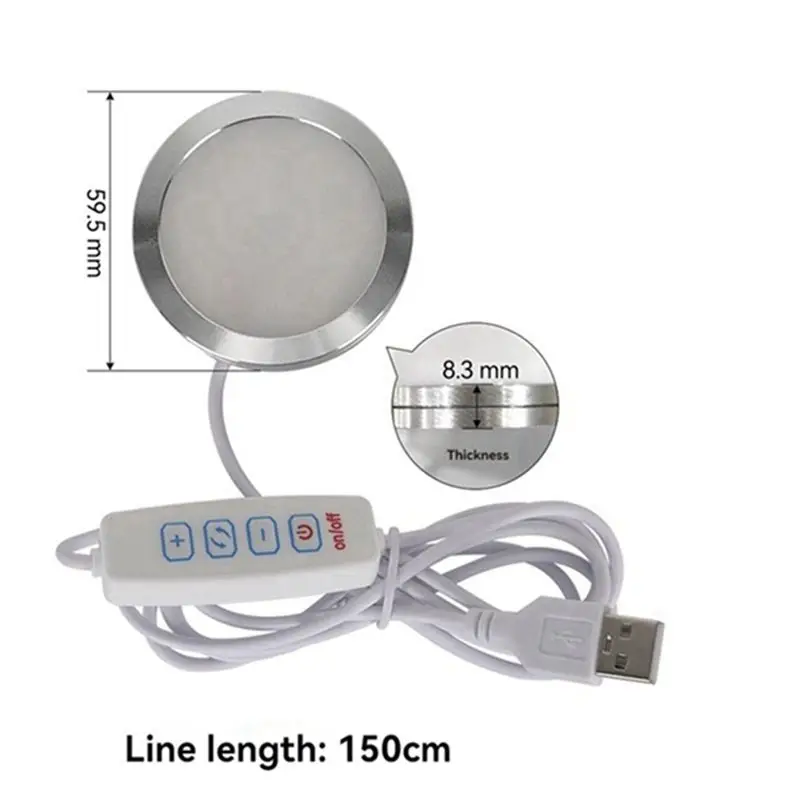 A67P-For Bambu Lab Led Lamp Kit Adjustable Light Kit Led Light Parts Hardware DIY Model White /Cold/Warm Light Without 3 Pcs