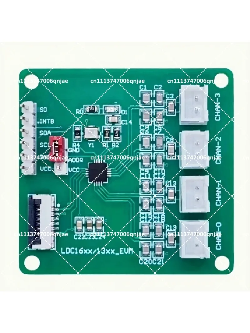 4‑Channel LDC1614 Inductance‑to‑Digital Sensor Module, High Precision Metal Distance Measuring & Coin Detector Board