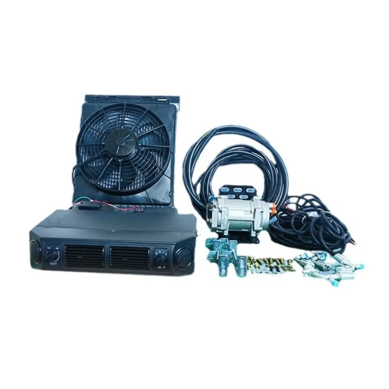 

12V 24v Electric Air Conditioner Kit, Commercial Vehicles, RVs, Vans, Car Air Conditioning Modification Accessories Combination