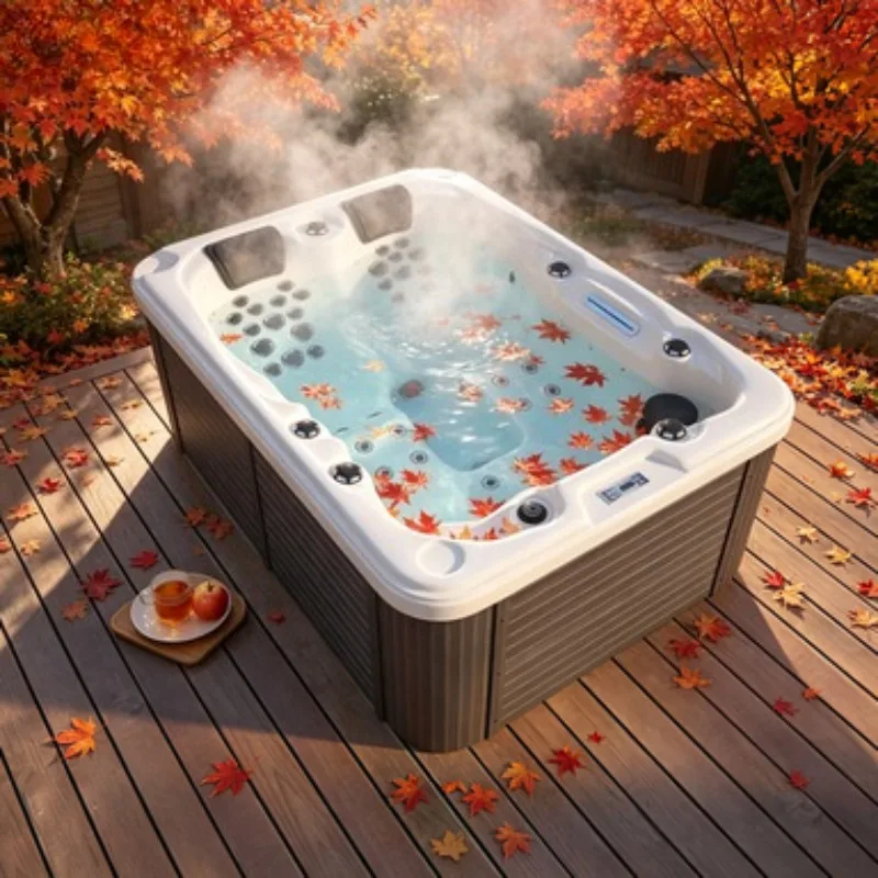 Custom In Ground Whirlpool Hot Tub Luxury Hydro Massage Spa Bathtub Acrylic Jacuzzi for 6 Adults with 87 Powerful Jets