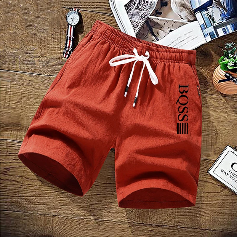 الصيف الرجال القطن والكتان السراويل رقيقة جدا التجفيف السريع تنفس الرياضة عارضة السراويل فضفاضة الكلاسيكية الرباط السراويل الرجال #3