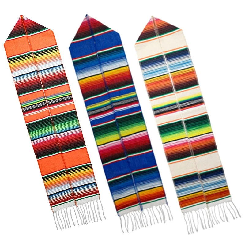 Ceinture de remise des diplômes mexicaine, écharpe rayée, fournitures de fête, longues écharpes, sangle initiée, accessoire photo, cérémonie de remise des diplômes, 2023