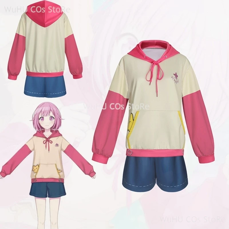 

Game Project Sekai Colorful Stage! Ootori Emu Cosplay Costume Wig Daily Suit Hoodie Women Halloween Christmas Carnival Outfits