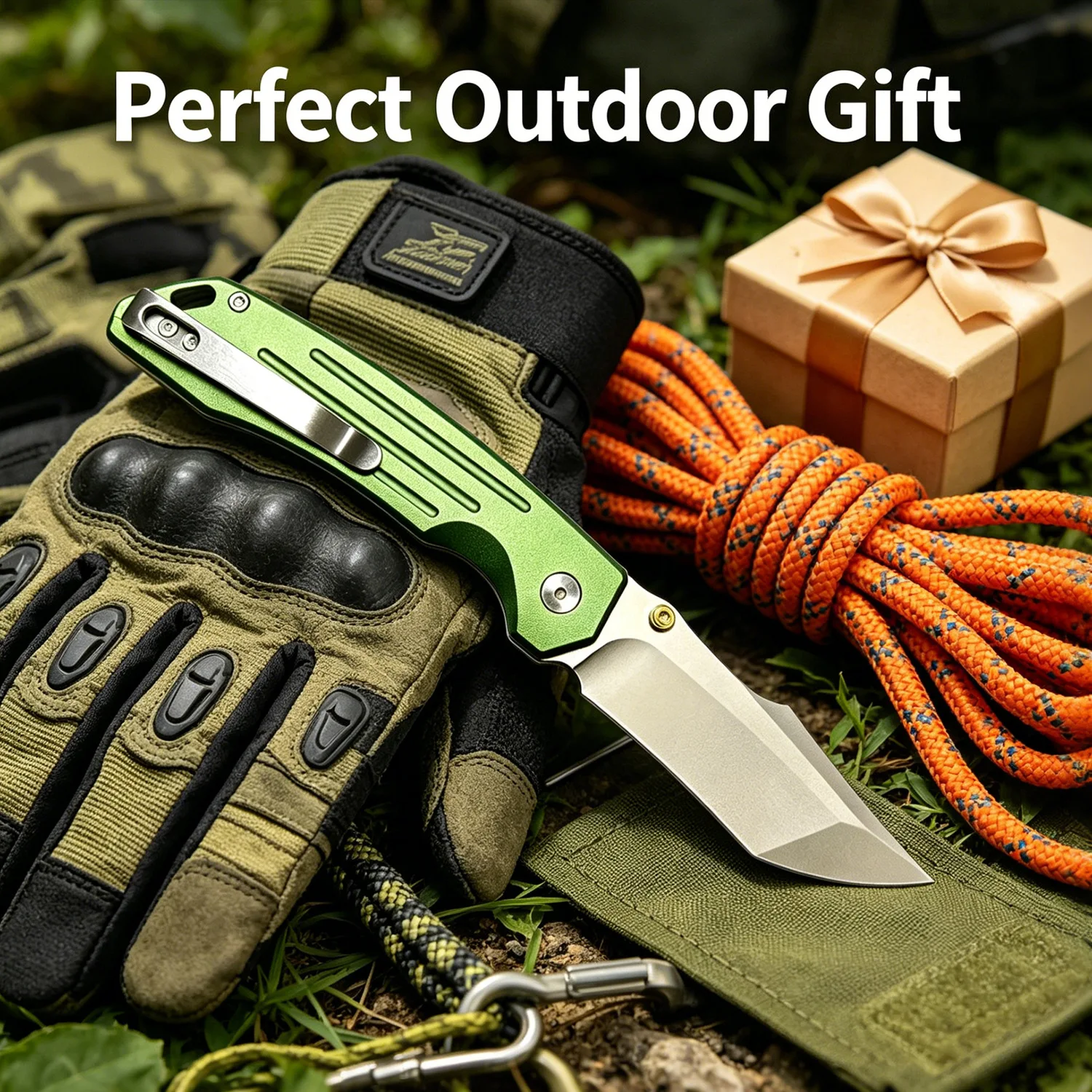 14C28N Stainless Steel Folding Pocket Knife Outdoor Camping Hiking Survival EDC Tool Portable Sharp Blade Utility Knife
